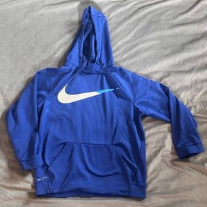 Small blue Nike sweatshirt